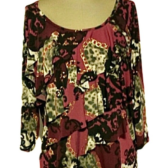 AGB Tops - 3/4 Length Sleeved Top